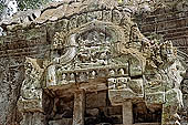 Ta Prohm temple - sculpted fronton